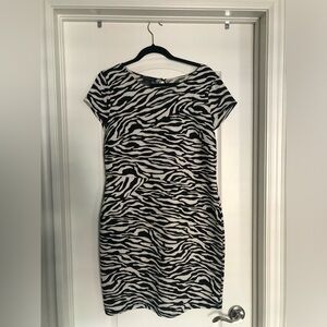 Zebra print dress - INC international Concept - XL